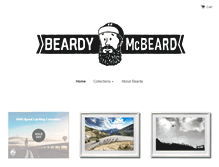 Tablet Screenshot of beardymcbeard.com